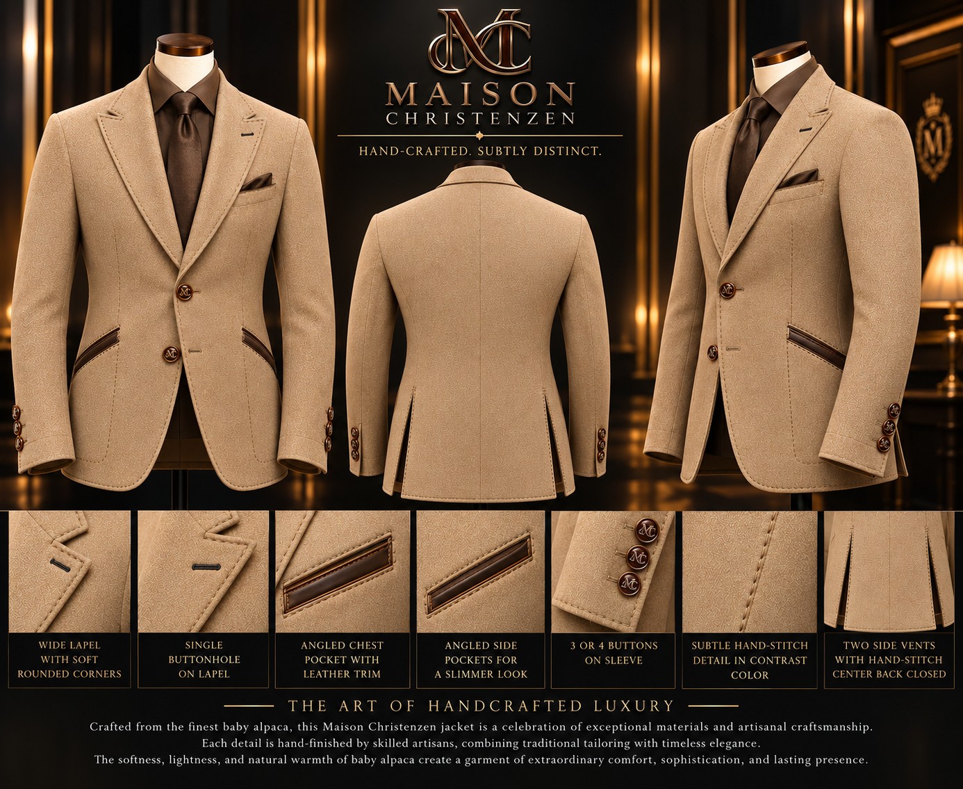 Milanese Pinstripe Jacket